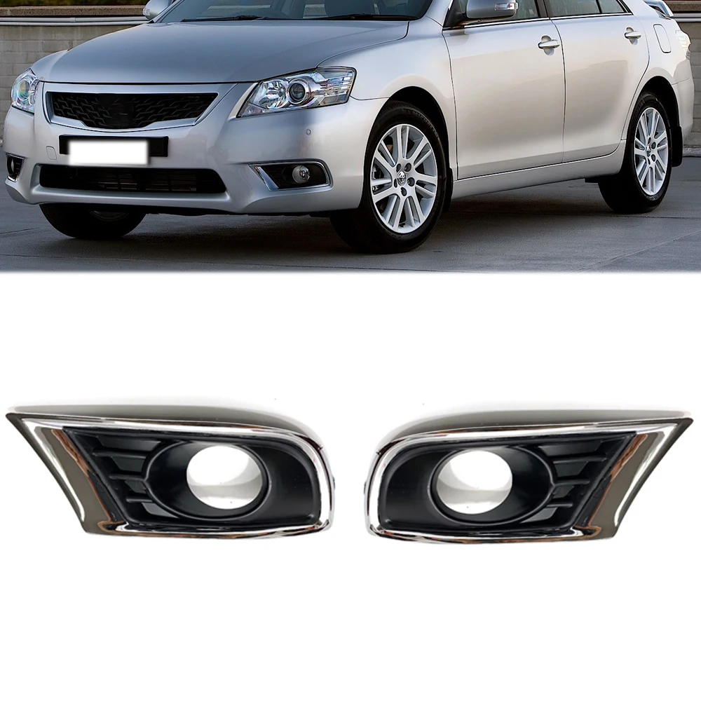 

Fog Light Cover Frame Front Fog Lamp Hood Chroming Shell Left Right For TOYOTA CAMRY AURION 2009 2010 2011