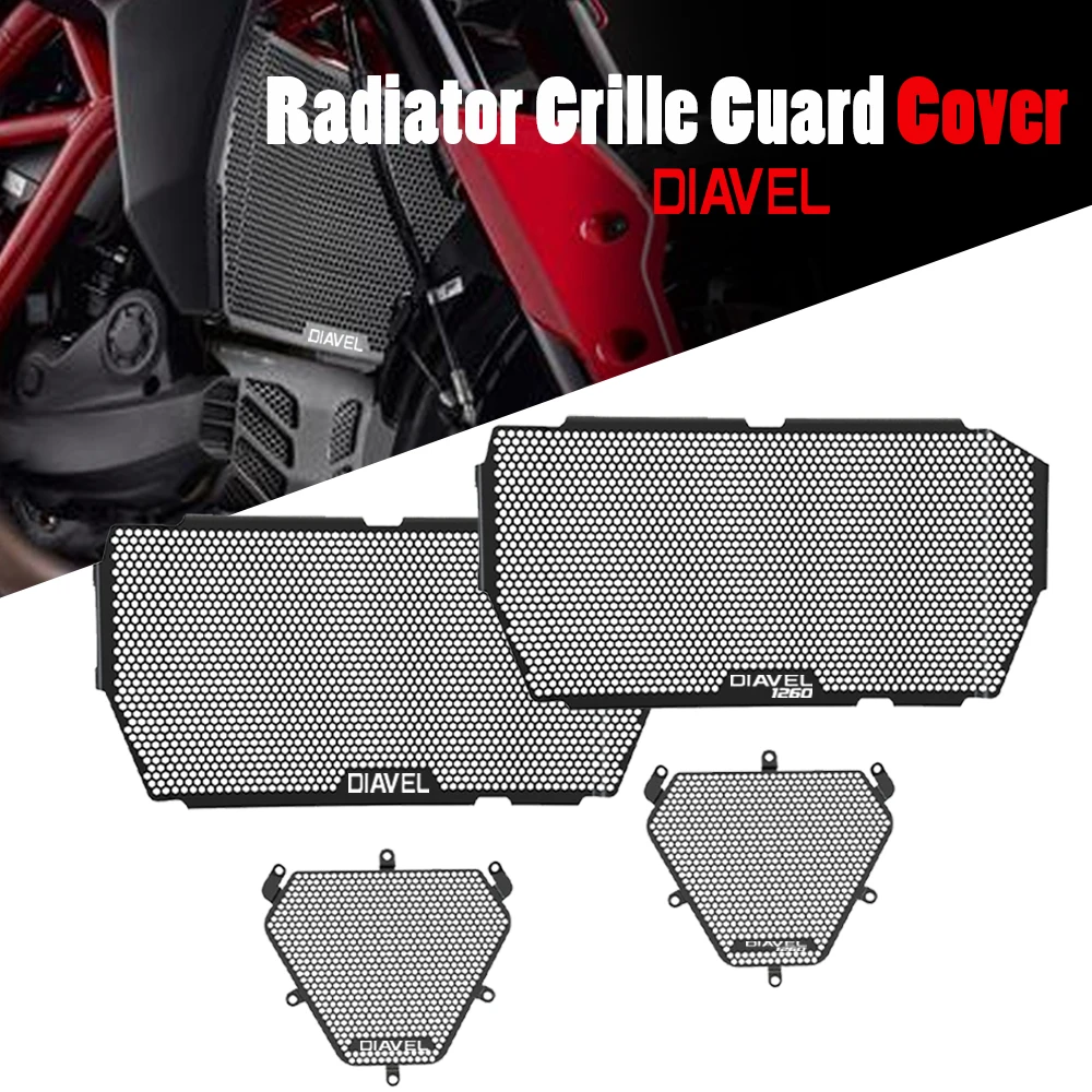 

Мотоциклетная решетка радиатора, защитная крышка масляного радиатора, комплект защиты для Ducati Diavel 1260 1260S 2022 2021 2020 2019