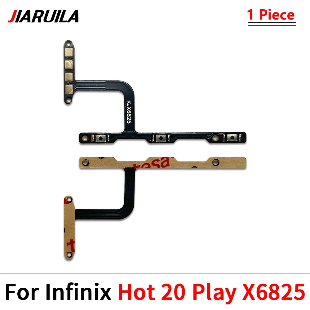 Power ON OFF Mute Switch Control Key Volume Button Flex For Infinix Hot 9 10 11 20 30i Note 10 12 Vip 30 30I S5 Pro Zero 20 30