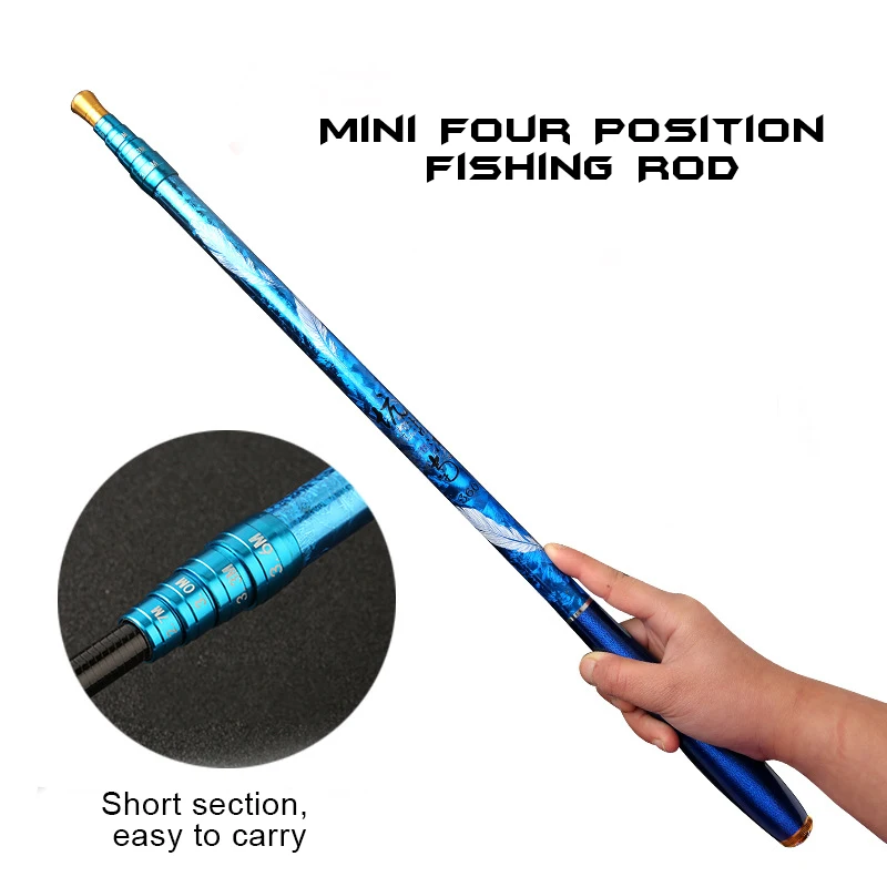 Pocket Portable Stream Rod Tight Thick Fishing Rod Halloween Birthday Fathers Day Supplies XR-Hot