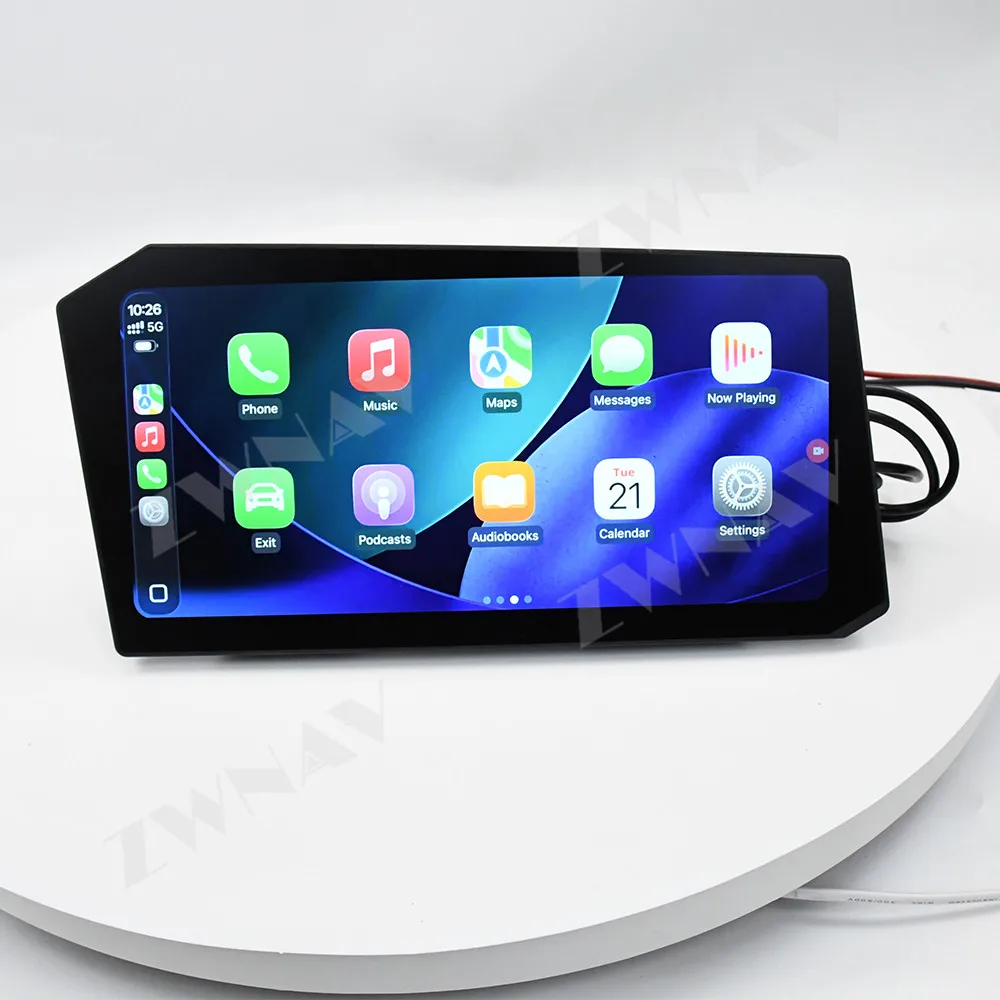 Central Multimídia Automotiva X-Screen Android 14 de 12.9 polegadas para BMW X5 X6 2017-2019 com CarPlay Sem Fio, Android Auto, Navegação GPS e DSP de Alta Resolução