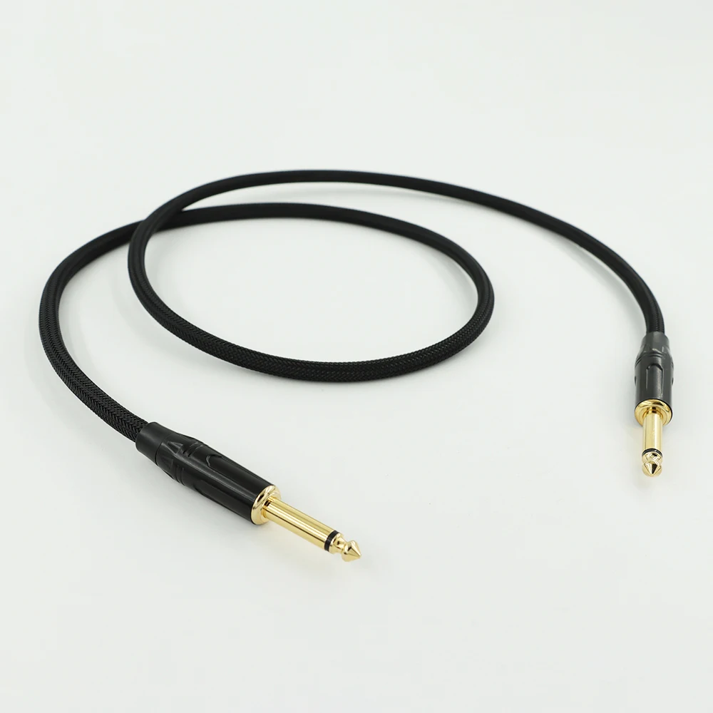 1 piece TS cancelling guitar cable, a bass keyboard cable, a circular cable
