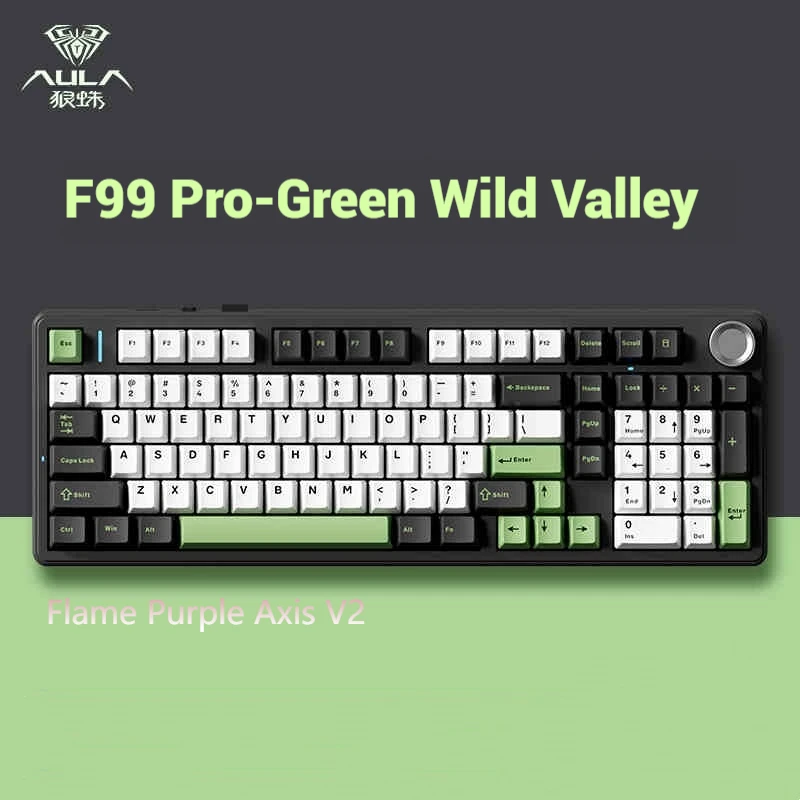 

AULA F99PRO wireless Mechanical Keyboard, Gamer keyboard Customized Hot-Swap, Cherry profile,8000mAh ,RGB LED Keyboard 99 keys