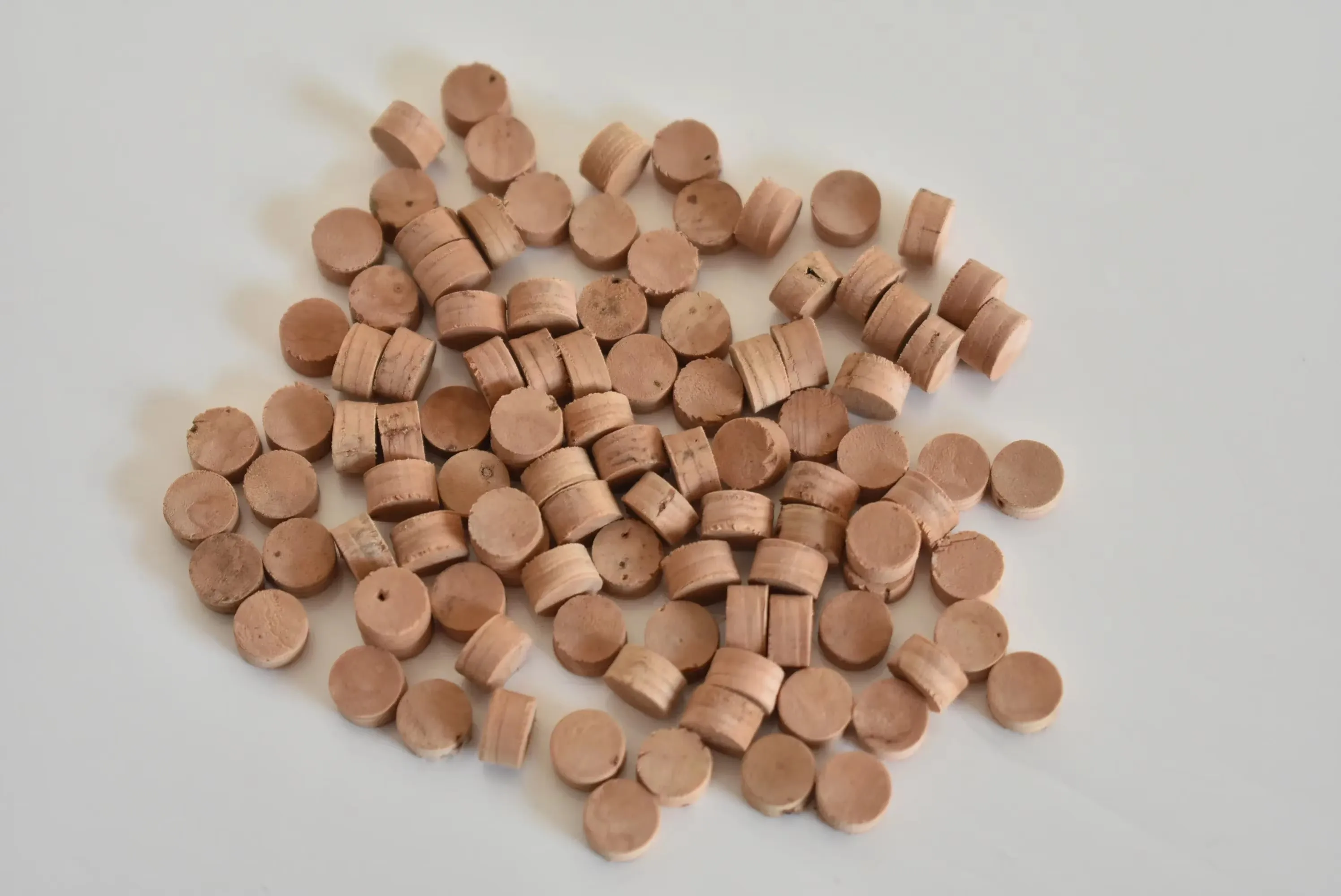 Almohadillas de Corcho Natural de 9mmx3mm para Reparación de Trompetas, Trombones, Clarinetes, Oboes y Accesorios para Instrumentos Musicales