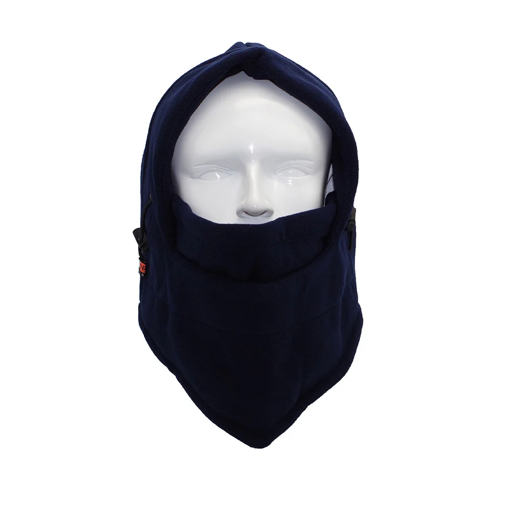 6 in 1 Warm Balaclava Navy Blue Hat Full Face Neck Warmer Windproof Cold Resistant Outdoor Winter Sports Ski Bike