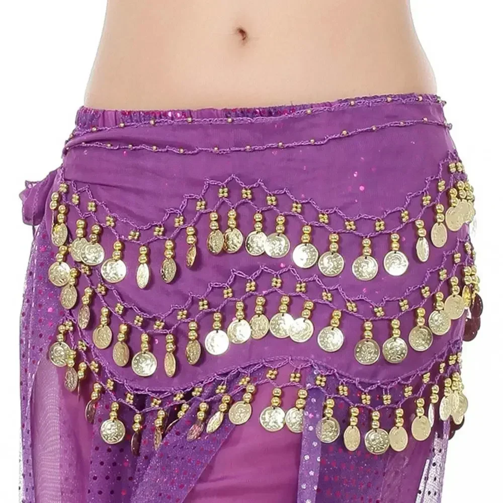 Thailand/India/Arab Dancer Skirt Women Sexy Belly Dance Hip Scarf Wrap Belt Dancer Skirt Female Show Sequins Tassels Costumes