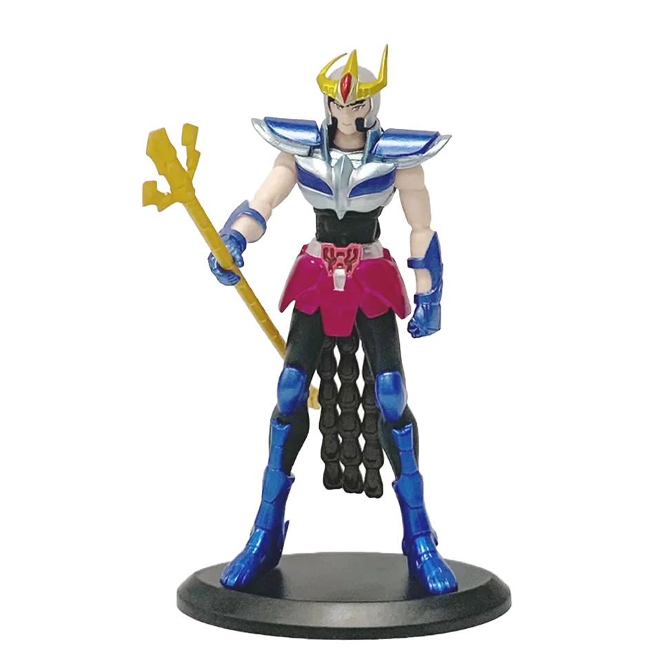 Saint seiya estatueta de ação ikki hyoga seiya shiryu mito em pé pano cavaleiros do zodíaco figuras modelo brinquedos presente das crianças
