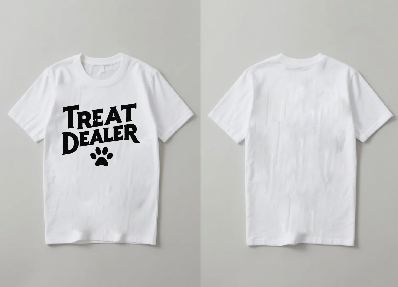 

2025 New Trendy Treat Dealer Pet Print Short Sleeve Casual Unisex