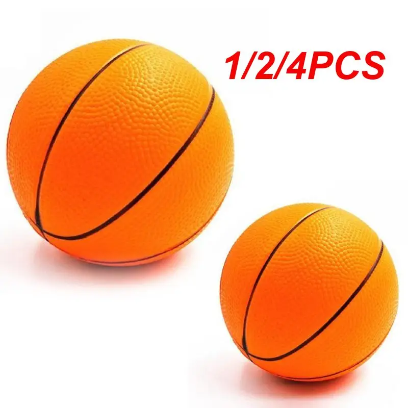 

1/2/4PCS 12/20cm PVC Children's Basketball No Pump Small Mini Inflatable Basketballs Sensory Sports Toys Indoor Sports