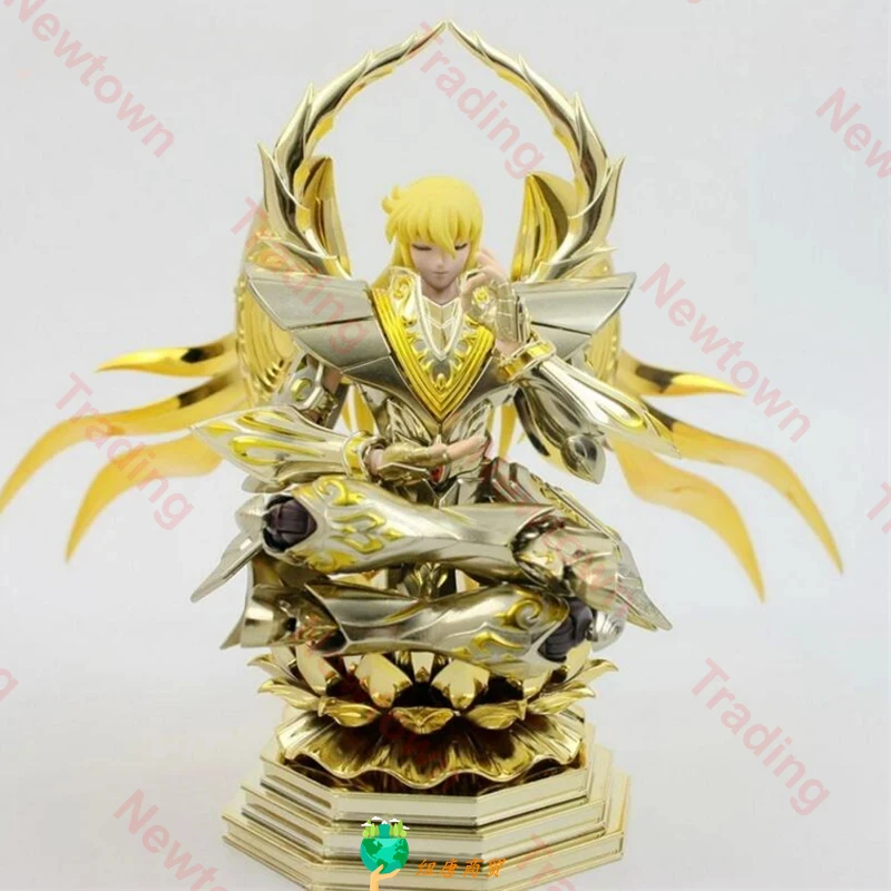 

Metal Club/MC Saint Seiya Myth Cloth EX Virgo Shaka Totem/Object+Lotus Base SOG/Soul of God Knights of the Zodiac Action Figure