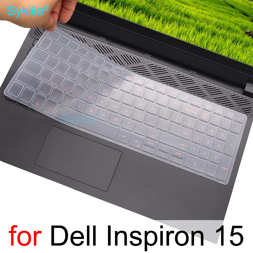 Funda de teclado para Dell Inspiron 15 5000 5548 5547 5545 5551 5552 5555 5558 5559 5565 5570 5566 5567 5568 funda protectora de piel