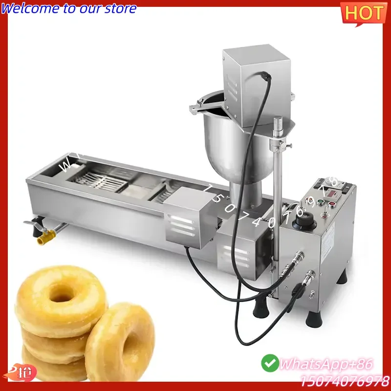 2026 Fully Automatic Mini Frying Donut Making Machine New Pastry Donuts Restaurant Professional Fryer Doughnuts Maker