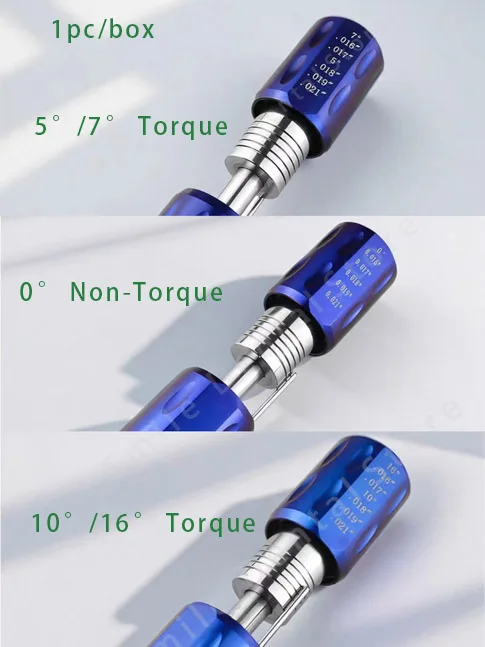 Orthodontic Archwire Bender Square Wire Forming Device 0° /5°/7° Torque & Non-Torque Type For 0.016