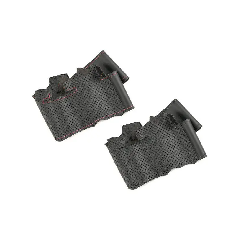 Car Hand Sewing Accessories Microfiber Leather Interior Steering Wheel Cover Trim For Volvo S40 2006-2012 V50 2005-2011