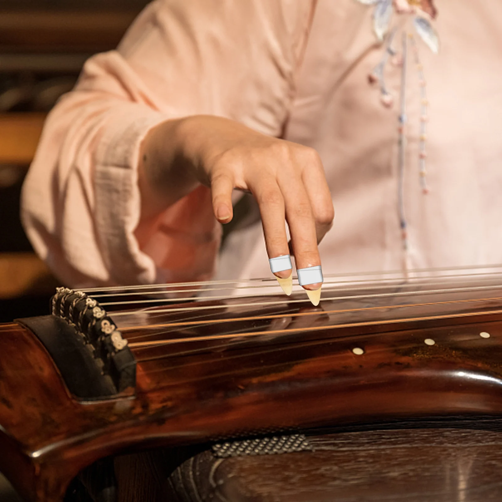 

1 set 1 Set Guzheng Fake Nails Professional Nail Covers For String Instruments Finger Protectors Durable Guzheng Accessories