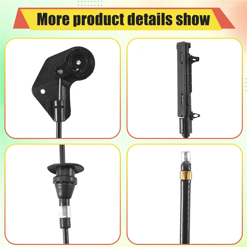 AY03-3PCS محرك بودين كابل هود الإصدار سلك ل-BMW E39 525I 530I 51238176595 51238190754 51238176596