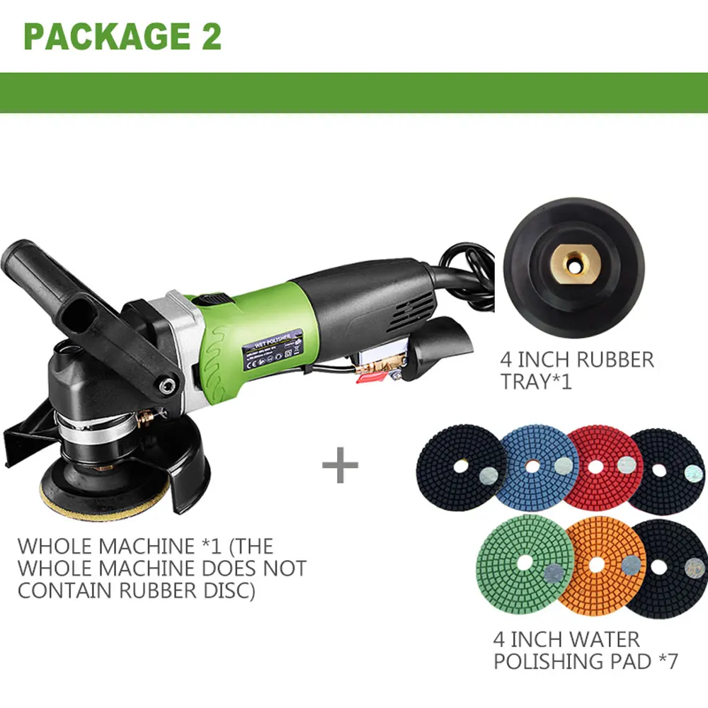 2025 new 800w Electric Marble Granite Stone Wet Polisher Grinder Sander Hand Grinder Water Mill Diamond Polishing Machine