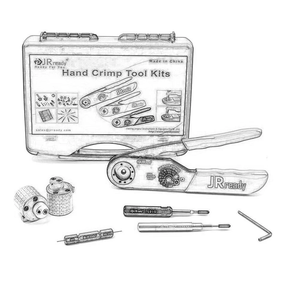 

JRready JST2058 Tool Kit: JRD-ASF1 (HARTING 09990000001) Crimper Turret Head Removal Tool for HARTING Han D Han E Connectors 10A