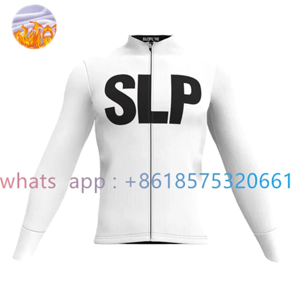 

Slopline Новая мужская трикотажная зимняя термофлисовая куртка с длинными рукавами для езды на велосипеде на открытом воздухе Mtb Team Одежда Теплая флисовая одежда Пальто Ciclismo