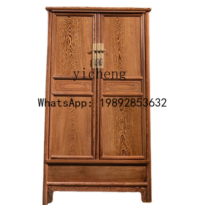 

Rosewood Furniture Wang Shixiang round Corner Cabinet Solid Wood Wardrobe Door Frame Locker