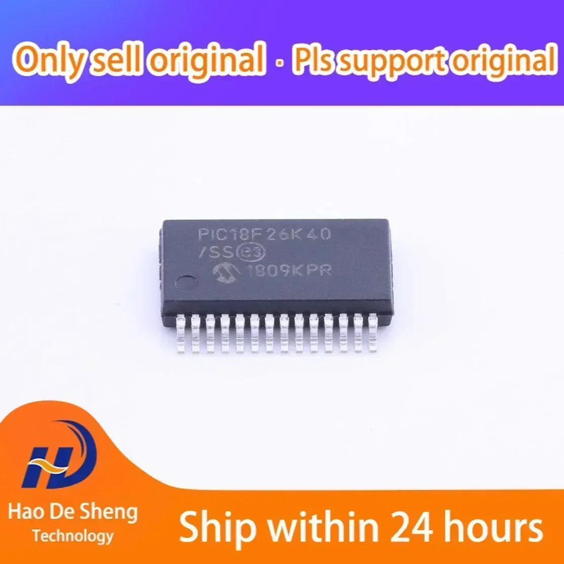 10PCS/LOT PIC18F26K40-I/SS  PIC18F26K40-I SSOP28 New Original In Stock