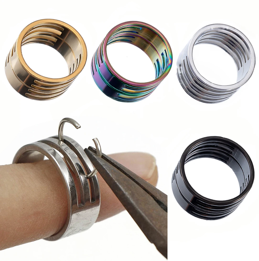 2pcs Jump Ring Opening Tools Closing Finger Rings Jewelry Tools Jump Ring Opener for DIY Jewelry Making Findings 17/18/19mm