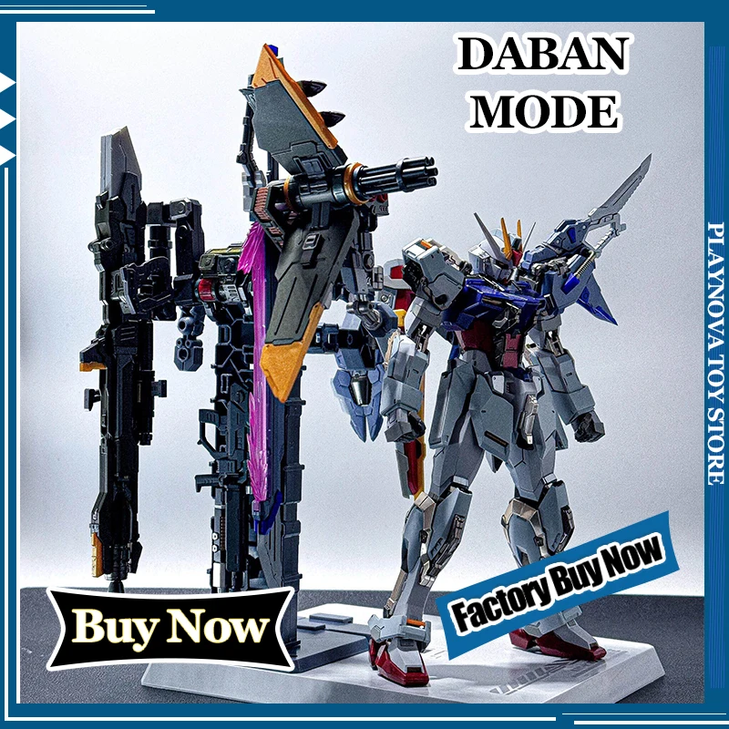 

【РЕИЗДАНИЕ】DABAN 8830 STRIKE MG 1/100 GAT-X100 MB Style, сборная модель из сплава, фигурка робота с рюкзаком Lightning