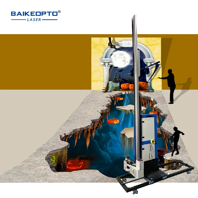 Przenośna drukarka ścienna i podłogowa BK-GP600 2 w 1,