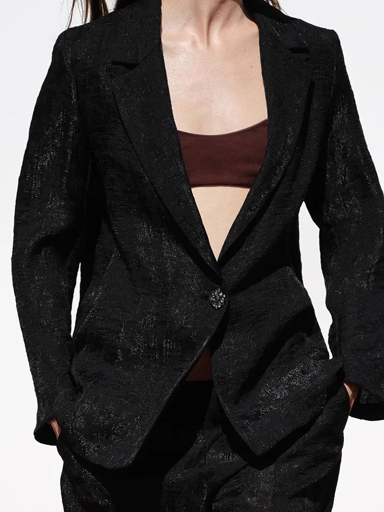 

Новое весеннее поступление, женские брюки с драпировкой Jaet, длинный свек на пуговицах, модный комплект из двух предметов, спецодежда orm