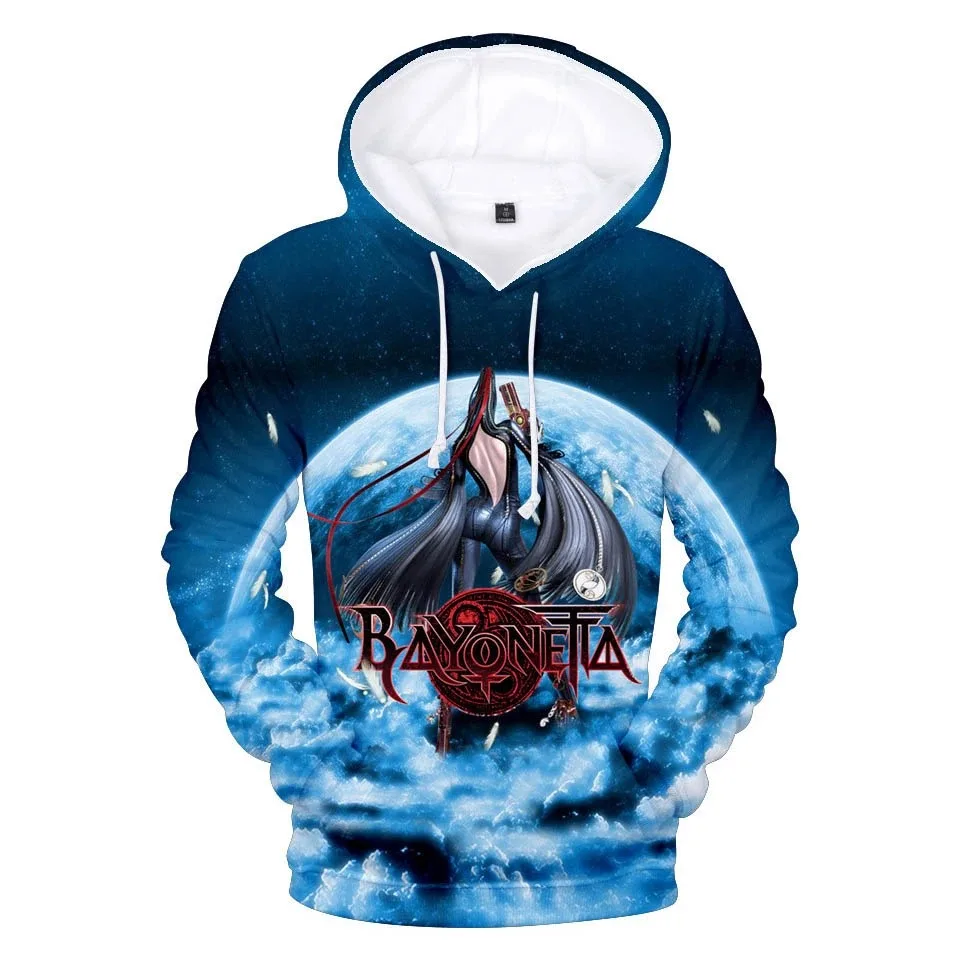 New design fashion bayonetta printing sport 3d hoodies hoodie hoodie men women hooded tops casual long sleeve 3d hooded pullover