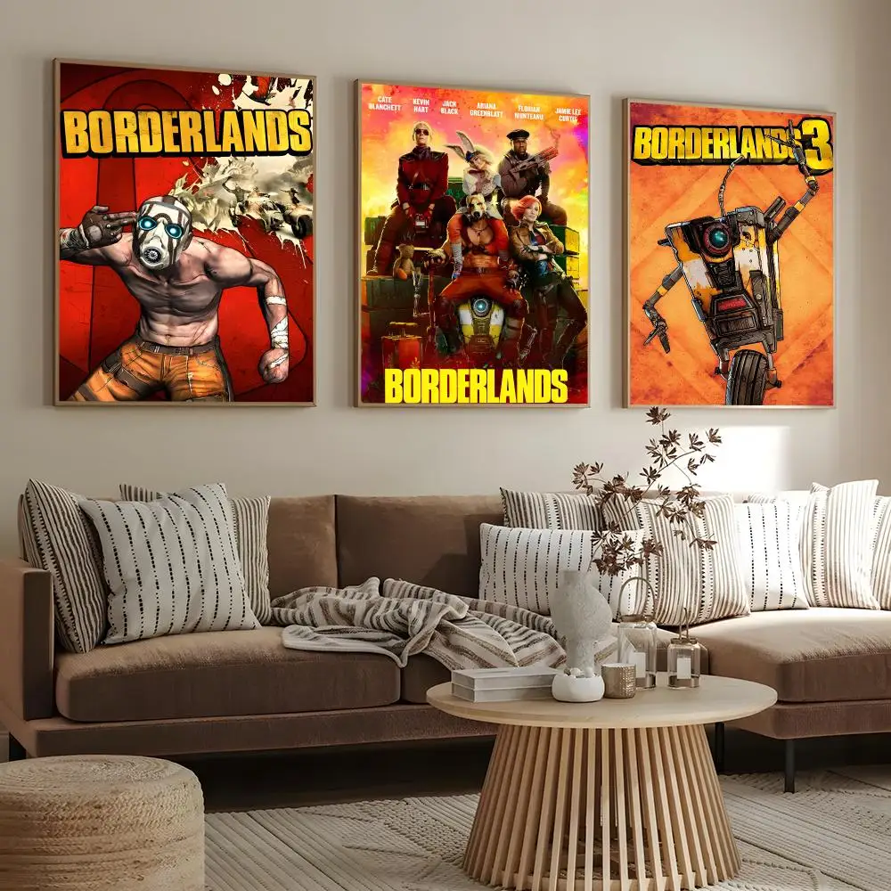 Game Borderlands 3 Poster Print Wall Art Pictures Canvas Painting Living Room Bedroom Home Decor