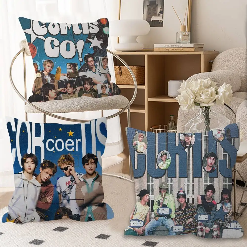 Music CORTIS Modern Pop Trend Pillow Gift Home Office Decoration Bedroom Sofa Car Cushion Cover case 45x45
