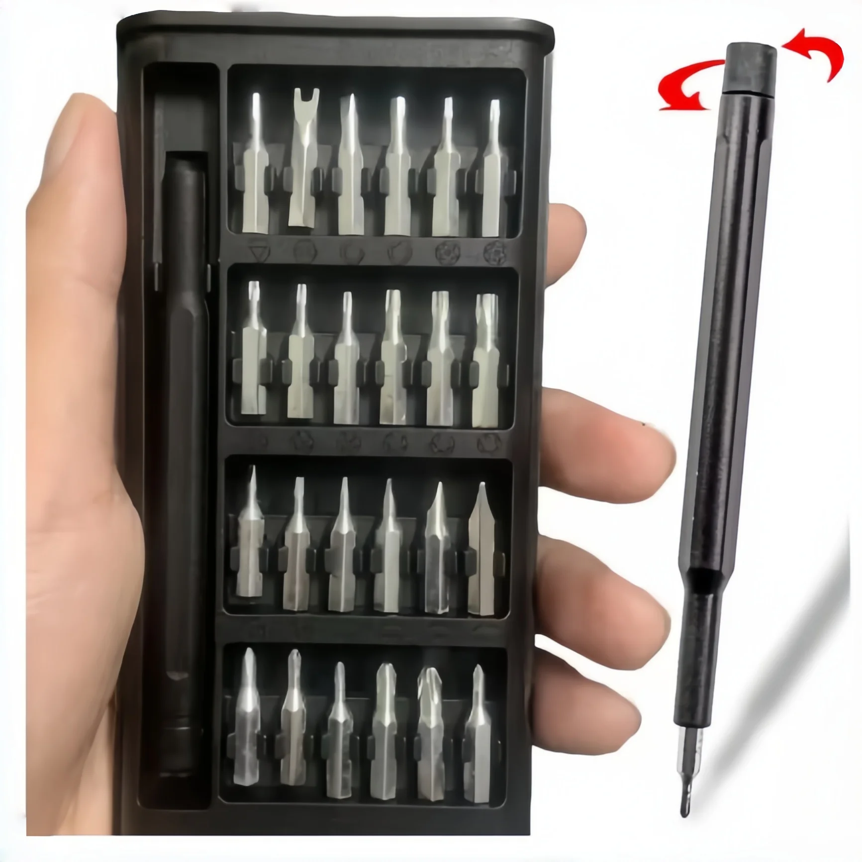 24 in 1 Mini Screwdriver Set Precision Electronic Device Disassembly Maintenance Tool for Smarthone PC Watch Camera Glasses