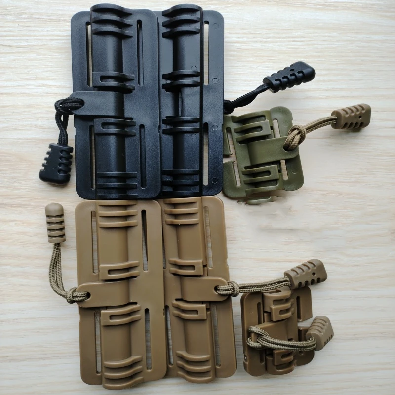 

Tactical Vest Quick Release Plastic Slider Multifunctional Compatible Modified Buckle Molle Strip Module