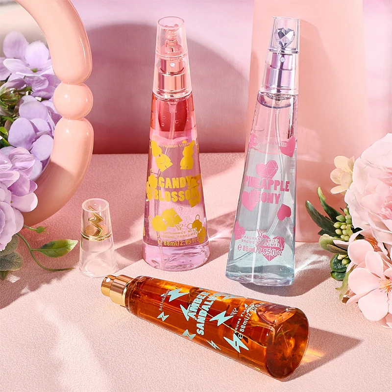 

Pheromone Women Long Lasting Fragrance Body Spray Perfume Candy Sweet Floral Fruity Amber Sandalwood Pineapple Peony 88ml Parfum