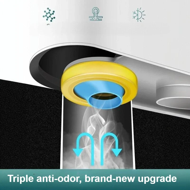 Anello di tenuta universale Sedile WC ispessito Deodorante Tubo di scarico Facile installazione Flangia di tenuta Anello WC Anello Closestool Uso