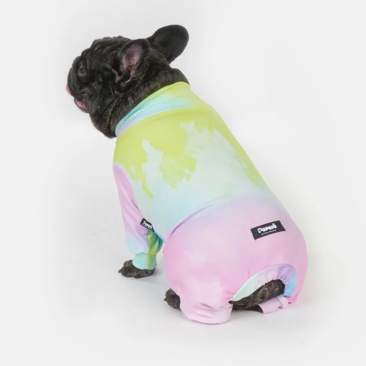 بذلة للكلاب بأربعة أرجل، بيجامة للحيوانات الأليفة دافئة للخريف والشتاء، مقاومة للغبار ومضادة للتساقط، بولدوج فرنسي