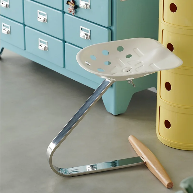 Tractor Chair Stool Creative Personality Stainless Steel Dining Chair ins Leisure Chair