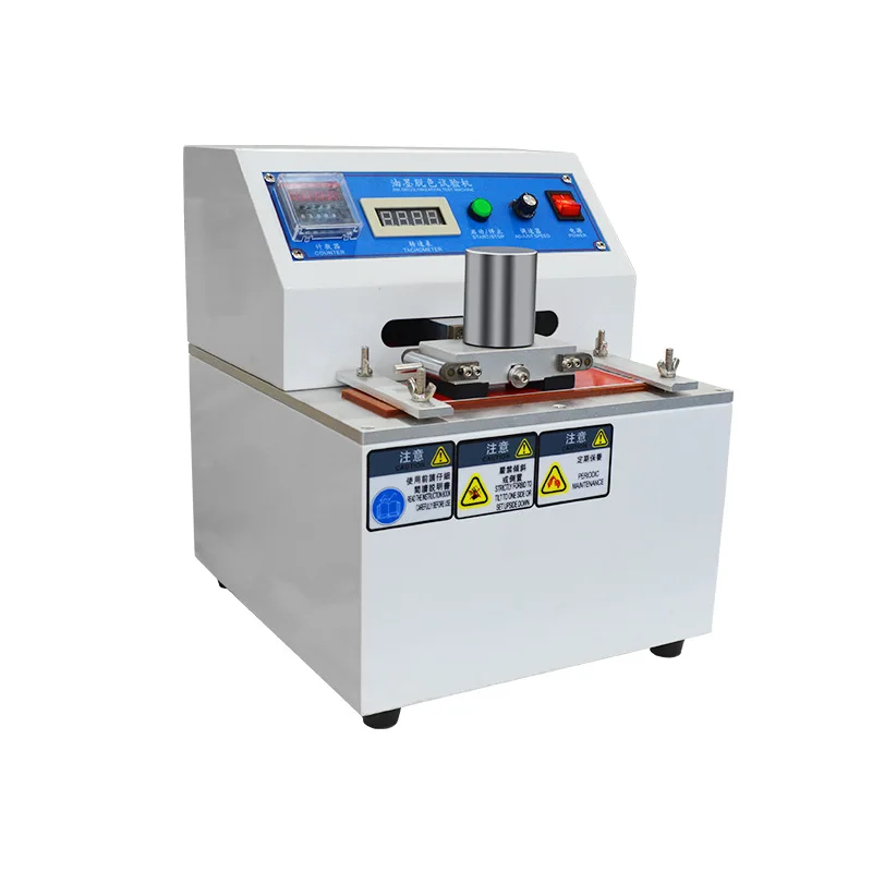 Decolorization wear tester, wet and dry friction tester