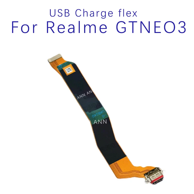 USB Charge Dock Port Socket Jack Plug Connector Flex Cable For OPPO Realme GT Neo 2 3 Master Narzo 30 Charging Board Module