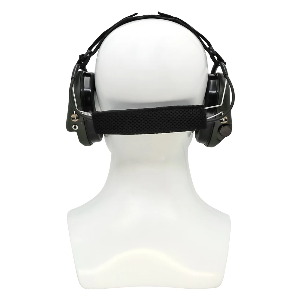 Casque antibruit sans microphone, édition Airsoft Dulup 514, cache-oreilles en éponge supérieure