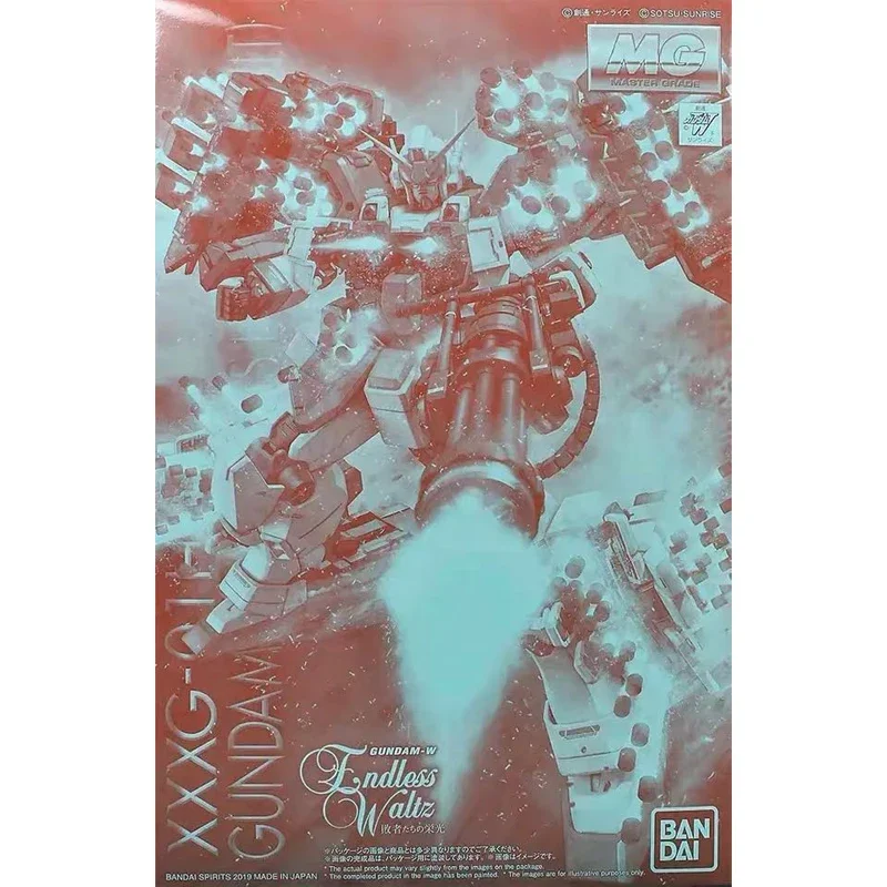 BANDAI MG 1/100 PB Limited Edition Gundam Heavyarms EW Igel Unit XXXG-01H2 Arms Cusutom Effects Action Figure Model Modification