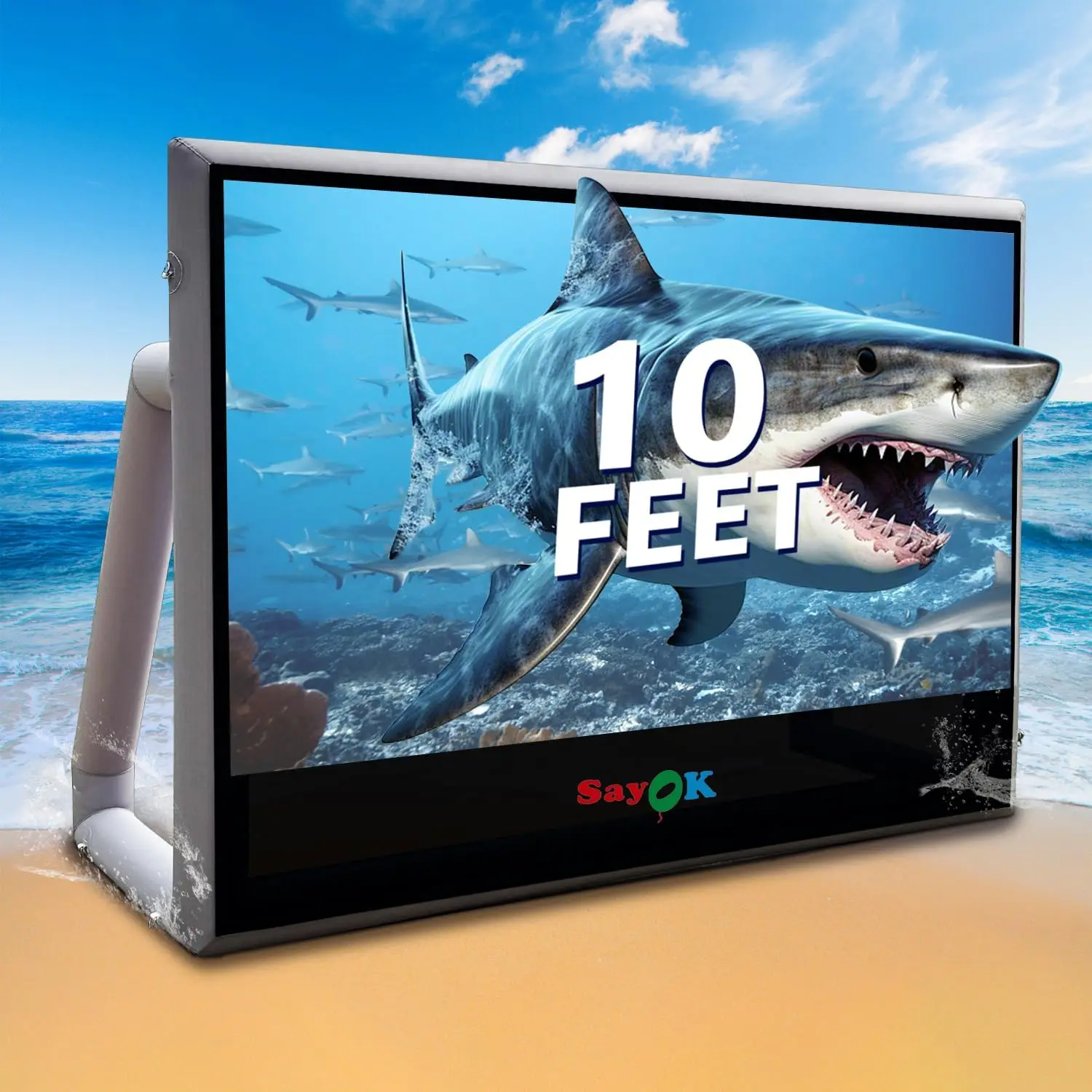 Outdoor Inflatable Movie Screen Projector 120 Inch