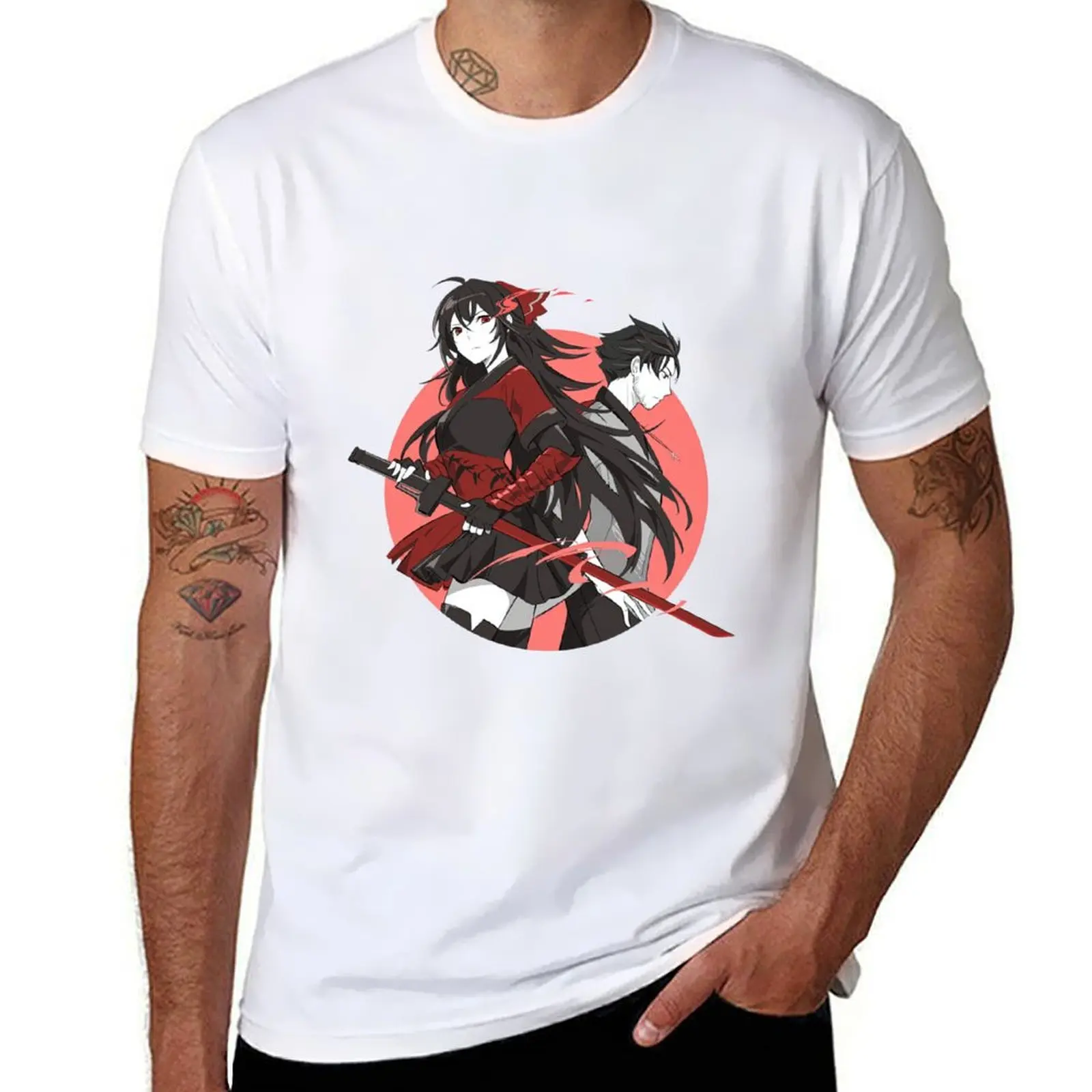 

qrow branwen boy and girl T-Shirt t shirt man luxury black cotton t-shirt plain for man package T-Shirt