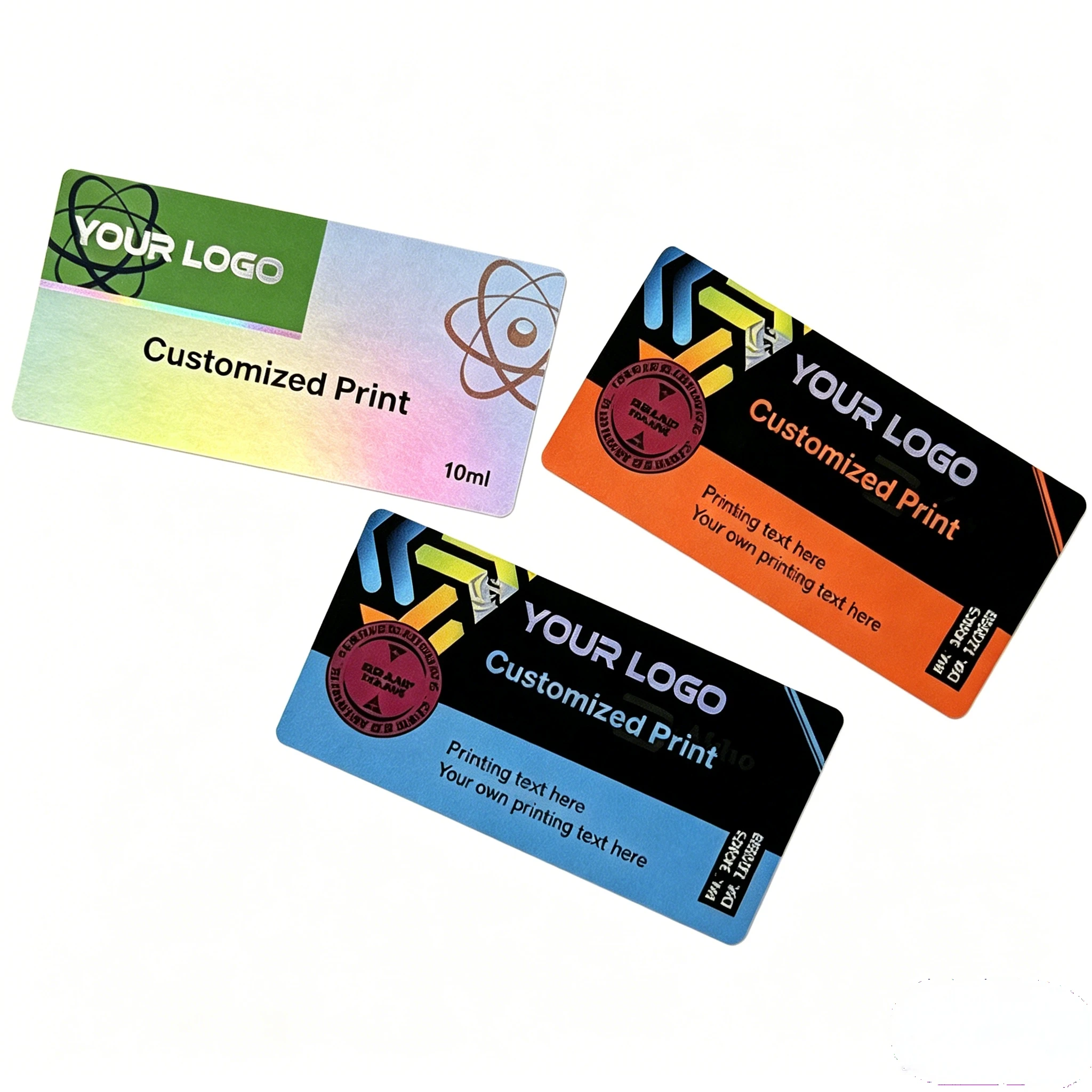 Long Lasting Glossy Adhesive Tags, Universal Vinyl Labels for 2ml-30ml Beauty Peptide Vial Packaging