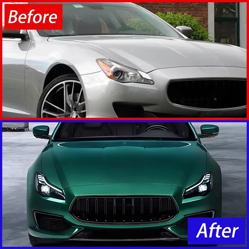 For 2013-2017 Quattroporte Car Lamps Assembly Upgrade High Configure LED Auto Headlights Projector Lens Accessories