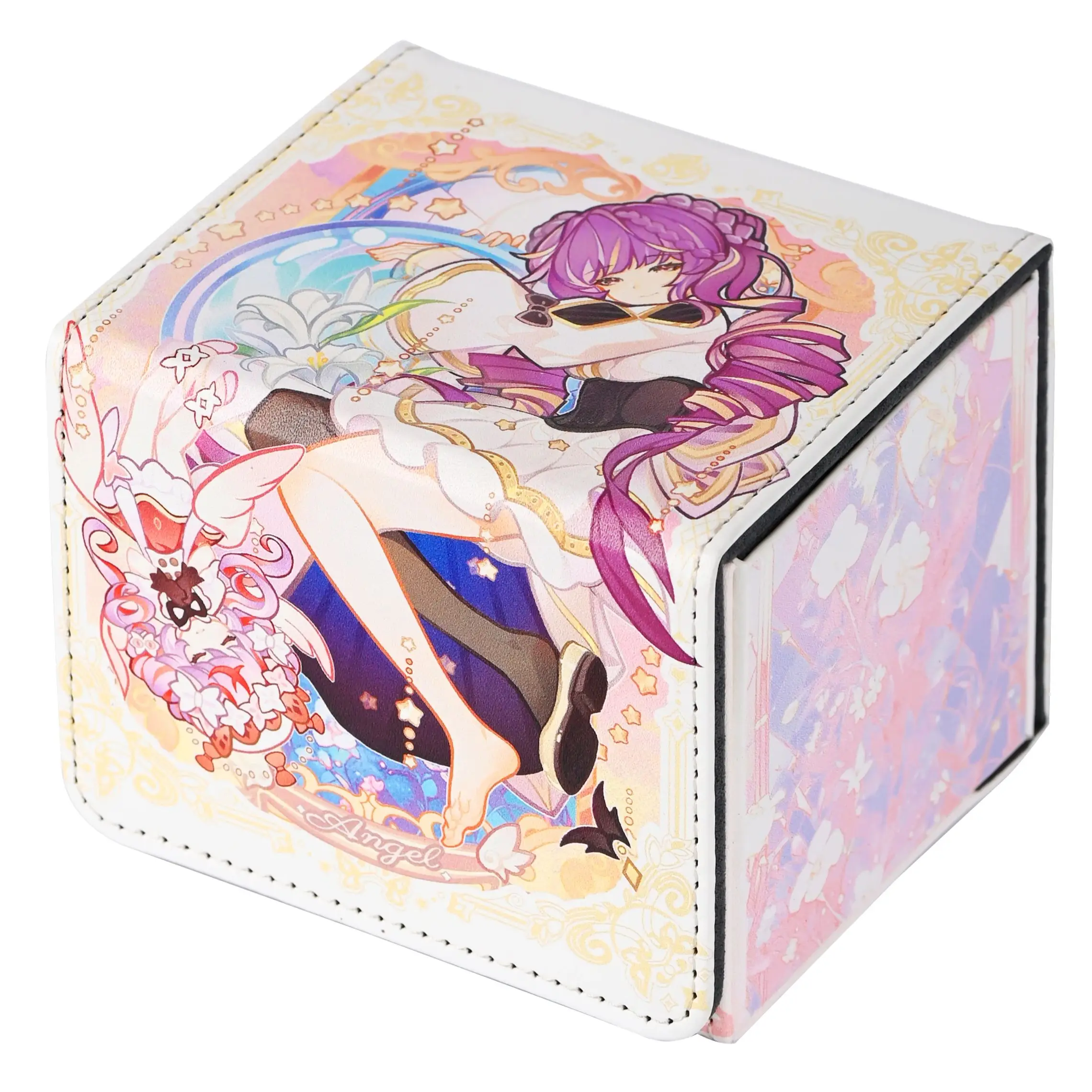 

Игра Yugioh Deck Box Yu-Gi-Oh! Angello vaalkia, карточная коробка TCG OCG PTCG, карточная коробка для хранения, искусственная карта 100 +