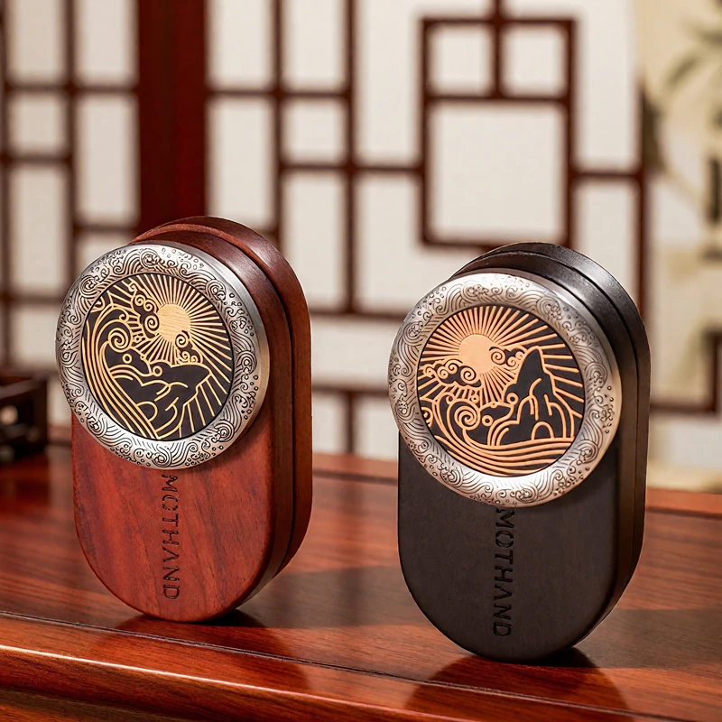 لعبة تخفيف التوتر من ing-Ding، دوارة دوارة مع دوران ودفع مباشر، أداة تململ يدوية سحرية للقلق لعبة تململ رائعة ADHD #4