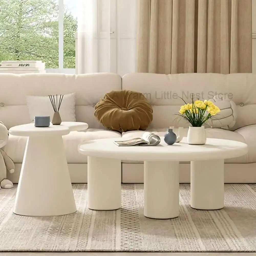 

Aesthetics Unique Coffee Table Wood Modern White Free Shipping Side Table Mid Century Bedroom Unique Mesa Living Room Furniture