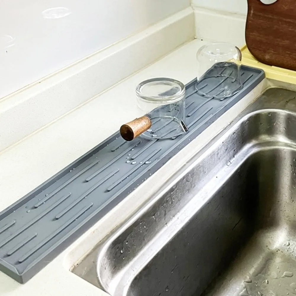 

Non Slip Pot Cover Rack Beside Cooking Bench Heat-Resistant Waterproof Pot Lid Storage Countertop Mat Suction Cup Quick Drying